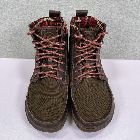 Lems Boulder Boots Mens 7 Womens 8.5 Timber Green Minimalist Barefoot Zero Drop - Picture 3 of 14